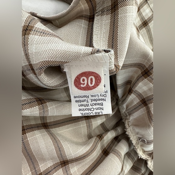 Plaid Toddler Dress Size 90 (2T) - Picture 5 of 5